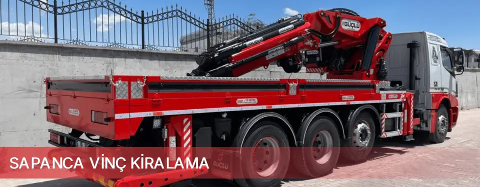 Sapanca İlçemi Vinç Kiralama
